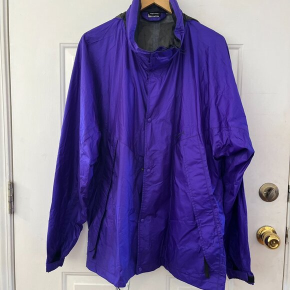 Marmot Men's Purple Osprey Gore-Tex Outdoor Rainproof W/Hood Jacket Sz Xl - Picture 3 of 11